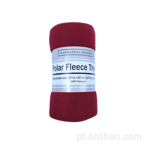 Bolihao cobertor barato conforto barato cor sólida lã de lã Planta para inverno